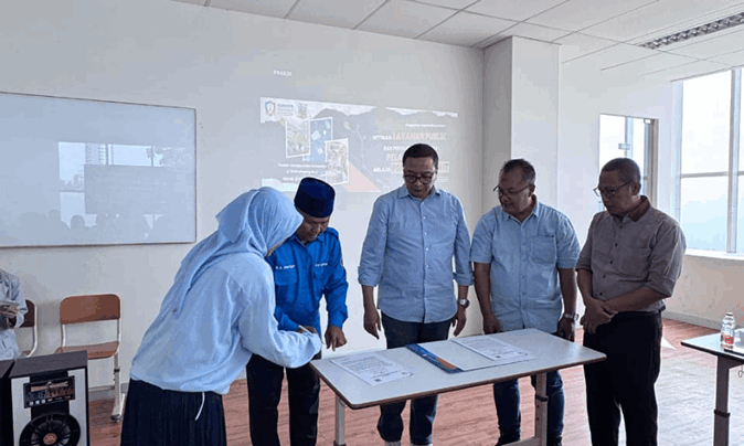 kerja-sama-prodi-bisnis-digital-CU-dengan-kel-tanjung