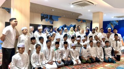 Karyawan Bank Mandiri Indrapura Surabaya Berbagi Kasih untuk Santri Binaan BMH