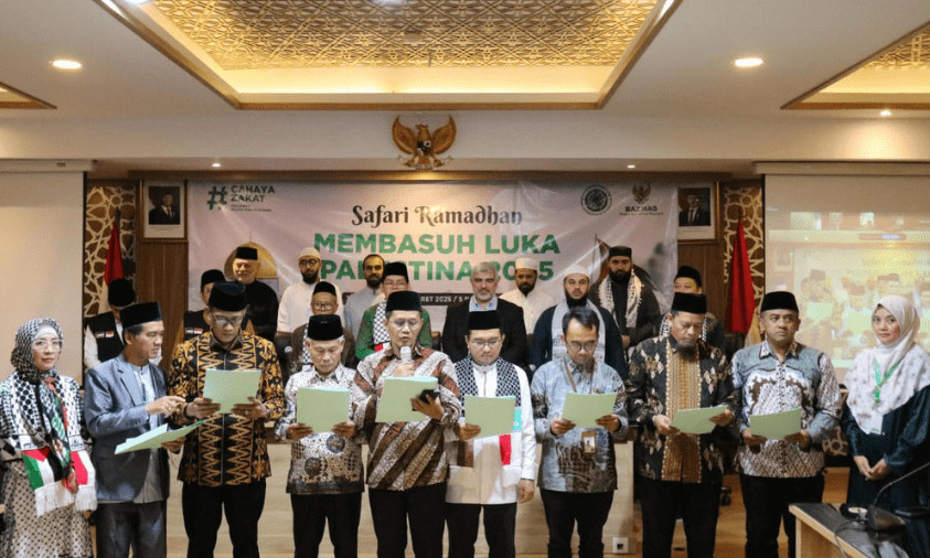 BAZNAS dan MUI bersama 6 Syekh Palestine lakukan Safari Ramadhan bersama pada Rabu (5/3).