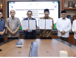 BAZNAS dan Bank Tanah Teken MoU untuk Optimalisasi ZIS dan Penyediaan Lahan Masjid