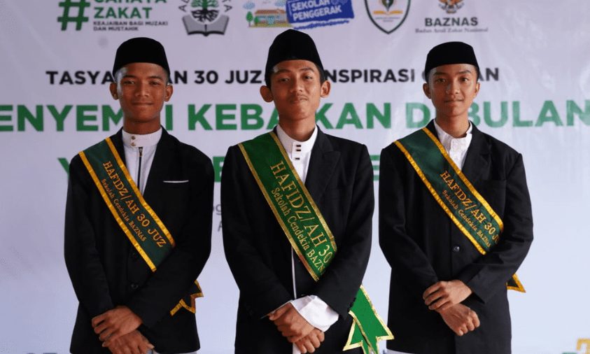 Guna apresiasi santri SCB, BAZNAS gelar tasyakuran Hafidz 30 Jus pada Jumat (14/3).