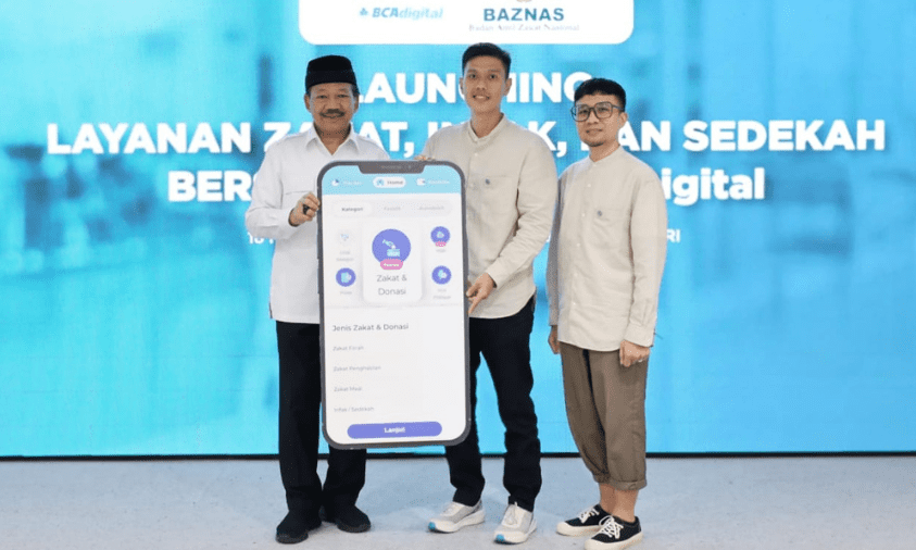 BAZNAS berkolaborasi bersama Blu by BCA guna permudah pembayaran zakat secara digital pada Selasa (18/3).