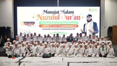 1.446 Dai dan Santri Penghafal Al-Qur’an Gelar Munajat Malam Nuzulul Qur’an Bersama BMH