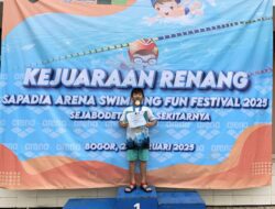 Siswa SD Prestasi Global Raih Prestasi Gemilang di Kejuaraan Renang