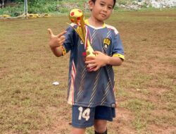 Siswa SD Prestasi Global-Depok, Arkan Ghaisan Althaf, Raih Juara di Turnamen Sepak Bola U9