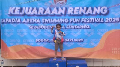 Amazing, Siswa TK Prestasi Global-Depok,  Raih Juara Lomba Renang