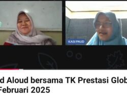 Keseruan Siswa Sekolah TK Prestasi Global-Depok dalam Membaca Nyaring