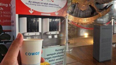 Coway Dukung KAI Untuk Penyediaan Pusat Isi Ulang Air Minum di Stasiun