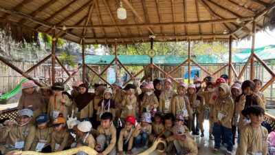 KB-TK Bosowa Al Azhar Gelar Kegiatan Puncak Tema di Kebun Quran Cilegon