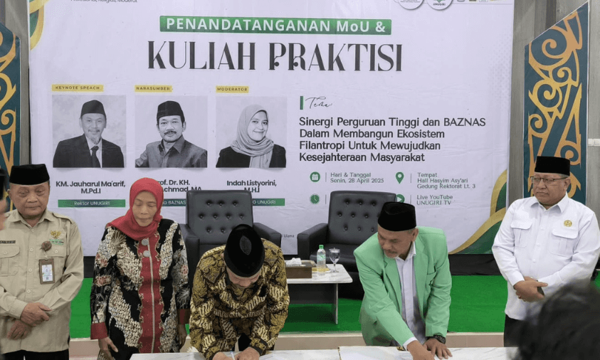 BAZNAS dan UNIGIRI Jalin Kerja Sama Bangun Ekosistem Filantropi Pendidikan