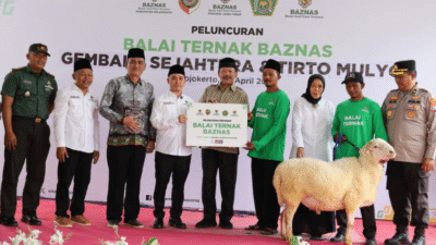 Peluncuran Balai Ternak Mojokerto BAZNAS, Selasa (29/4).
