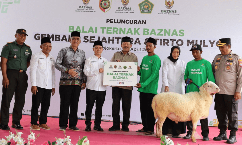 Peluncuran Balai Ternak Mojokerto BAZNAS, Selasa (29/4).