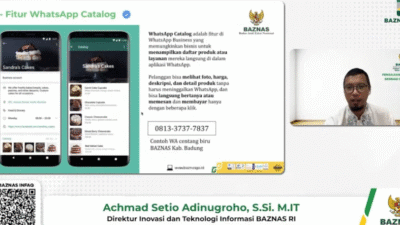 BAZNAS RI Optimalkan Layanan WhatsApp untuk Tingkatkan Penghimpunan Zakat Digital