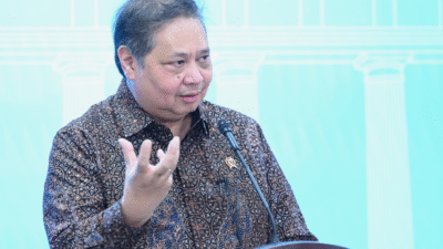 Menko Airlangga Hartanto laporakan kemajuan negosiasi dengan Amerika Serika pada Senin (28/4).