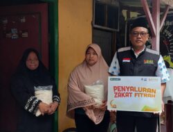 Tebar Kebahagiaan, BMH Wujudkan Manfaat Zakat Fitrah bagi Umat di Kediri