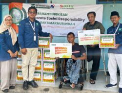 Kebahagiaan Ramadhan: BPR Syariah Bakti Makmur Indah Sidoarjo dan BMH Berbagi Sembako untuk Disabilitas