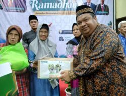 BMH Salurkan Sembako untuk Yatim dan Dhuafa Melalui Festival Ramadhan di Kantor Kemenag Sumut