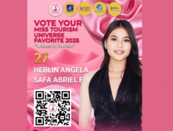 Herlin Angela Safa Abriel F Harumkan Nama Kampus di Ajang Miss Tourism Universe Favorite 2025