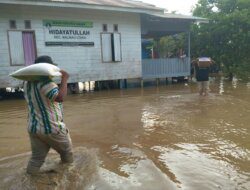 BMH Tembus Banjir Demi Dai Tangguh di Malinau: Semangat Tak Pernah Surut Meski Jalan Tertutup Air