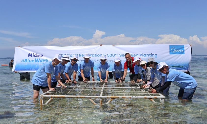 Midea Electronics Indonesia Tanam 1000 Koral dan Rumput Laut Dukung Lingkungan Berkelanjutan 