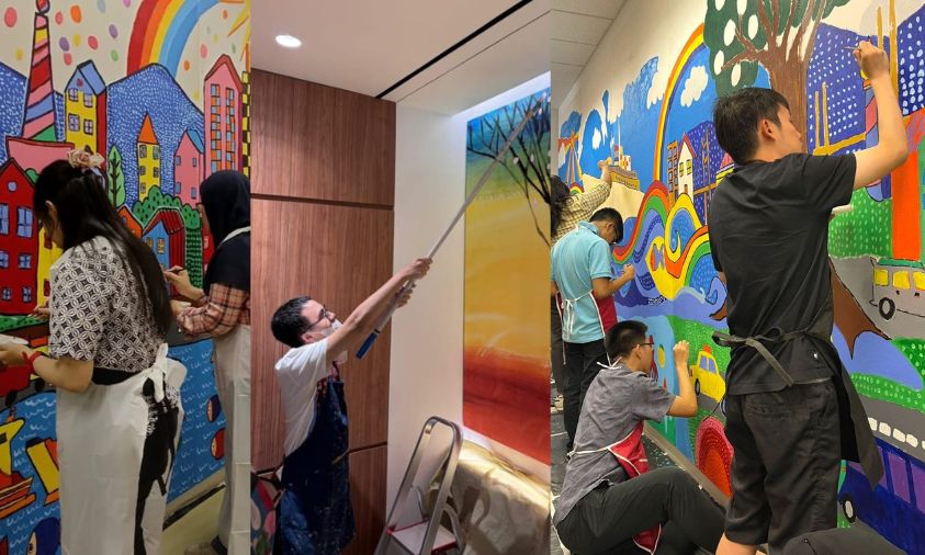 11 Seniman Neurodiverse Persembahkan Mural Inspiratif di Ulang Tahun Tokio Marine