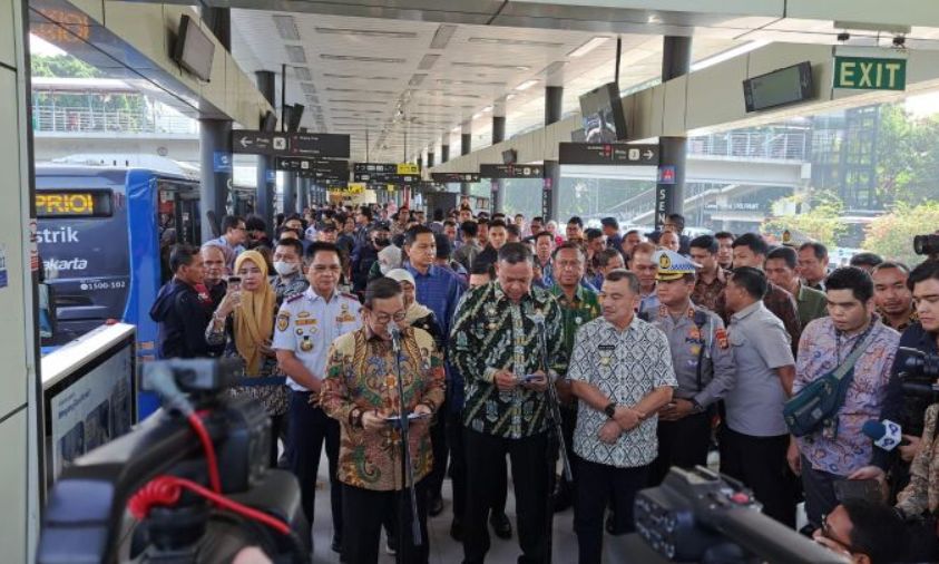 Peluncuran Transjabodetabek Via Cawang Bekasi