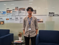 Zil Zikri, Mahasiswa Cyber University Magang di Perusahaan Kontraktor Pertambangan Dunia