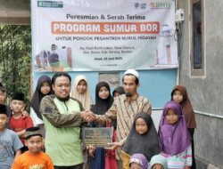 Mengalirkan Harapan di Pasir Eurih: Sumur Bor BMH Banten Beri Kehidupan Pondok Pesantren Nurul Hidayah