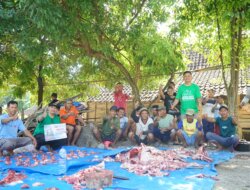 BMH Hadirkan Kurban di Kampung Samin, Bojonegoro: Warga Rasakan Bahagia di Tengah Kekeringan