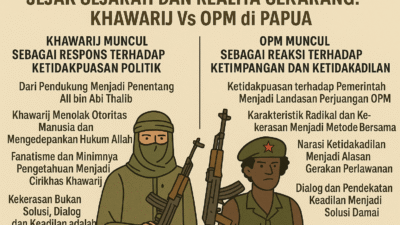 Jejak Sejarah dan Realita Sekarang: Khawarij Vs OPM di Papua