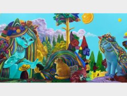 Seniman Syakieb Sungkar Hadirkan Instalasi Seni “The Cats World”