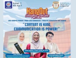 Jurusan Ilmu Komunikasi Belajar Apa Aja? Join HangOut Campus Online UBSI, Dibahas Tuntas di Sini!