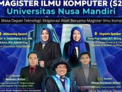 Siap Jelajahi Dunia AI? Yuk, Ikut Open House Magister Ilmu Komputer Universitas Nusa Mandiri!