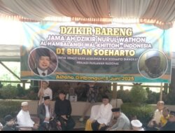BWA Dukung  Jamaah Dzikir Nurul Wathon di Haul Soeharto Astana Giri Bangun