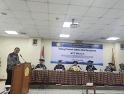 Dosen Cyber University Raih Gelar Doktor, Rektor Hadiri Sidang Terbuka dan Sampaikan Sambutan Kehormatan