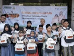 Senyum Zzaini dan Puluhan Yatim Dhuafa Bersemi dengan Program Muharram BMH
