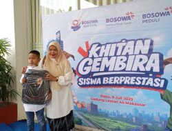Bosowa Peduli Fasilitasi Khitan 140 Juara Kecil dari Keluarga Pra-Sejahtera: Bangkitkan Senyum dan Semangat di Wajah Anak-anak