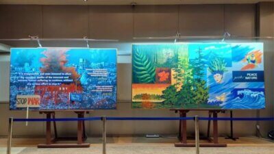 SBY Pamerkan Lukisan Bertajuk “Kontras” Untuk Misi Kemanusiaan 