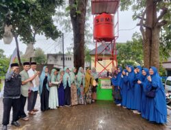 Air Bersih dari BMH Mengalir, Harapan Santri MTS Mambaul Ulum kian Memancar