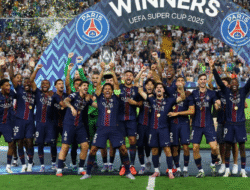 PSG Tumbangkan Tottenham Lewat Adu Penalti untuk Rebut Piala Super Eropa
