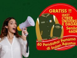 Rayakan Kemerdekaan! Dapatkan Jaket Varsity Cyber University x Dagadu di HUT Ke-80 RI