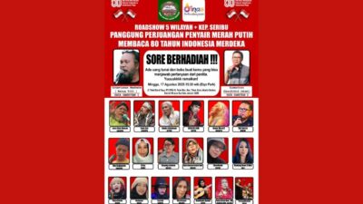 Road Show Puisi Merah Putih: 20 Penyair Ramaikan Jakarta & Kepulauan Seribu