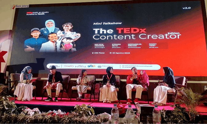 TEDxSMPI Al Abidin Surakarta, TED, Talkshow