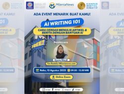 UBSI dan MileniaNews Gelar Workshop “AI Writing 101” untuk Siswa SMK PKL