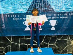 Hanna Almahyra Shanum, Siswa Sekolah Prestasi Global-Depok, Raih Emas di Baby Shark Cup 3 Aquatic Festival 2025