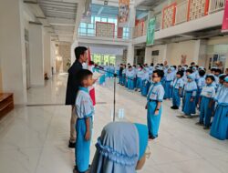 Apel Pagi Perdana SD Prestasi Global-Depok: Semangat Nasionalisme Berkobar di Hall Cendikia
