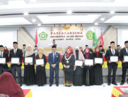 Pascasarjana UIN Ar-Raniry Luluskan 149 Alumni pada Yudisium Gelombang III