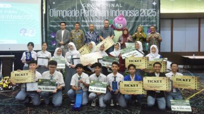 Rektor IPB University Beri Golden Ticket bagi Anak Petani Berprestasi dalam Olimpiade Pertanian Indonesia