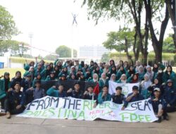 Dari Institut SEBI Untuk Palestina: 80 Orang Lebih Mahasiswa SEBI Ikut Suarakan “Stop Genosida”