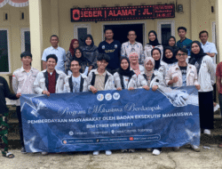 Program BEM Berdampak dari Mahasiswa Cyber University Resmi Hadir di Lebak